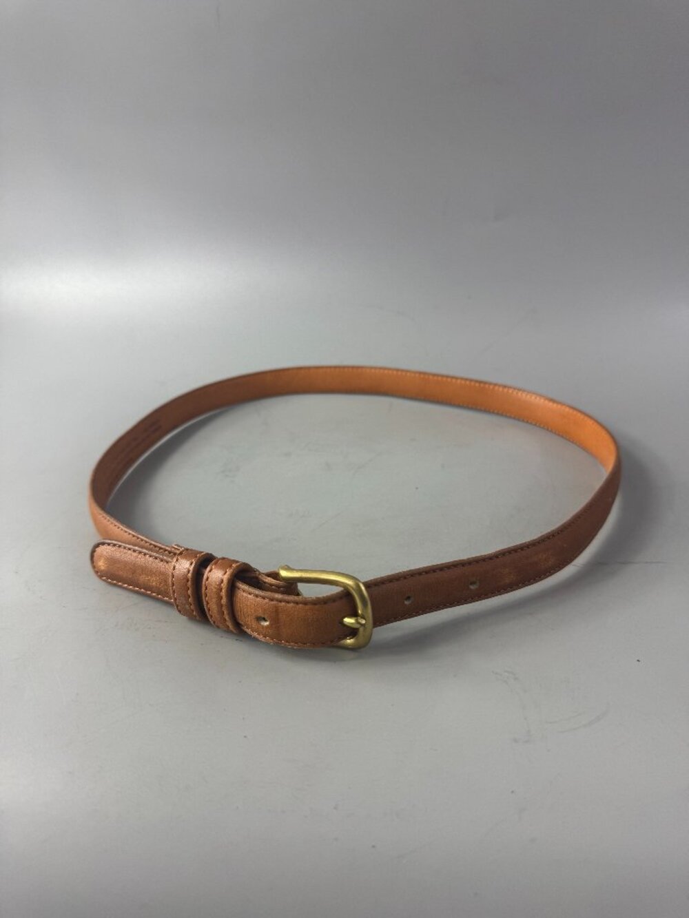 Authentic Vintage Coach # 2800 British Tan Leather Belt, Medium